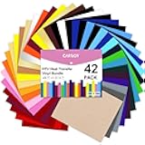 CAREGY HTV Heat Transfer Vinyl Bundle: 42 Pack 12