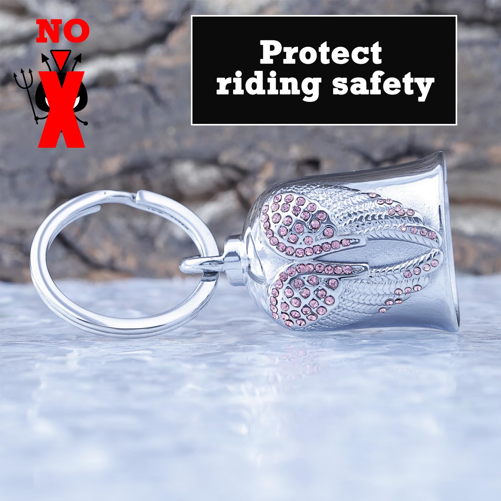 Amazon.com: CYZBTBl Motorcycle Women Bells - Motorcycle Angel Bell