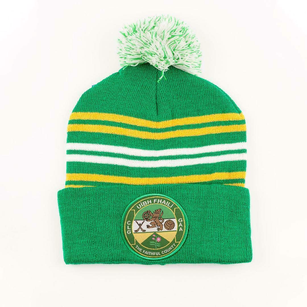 OFFALY Official GAA All Ireland County Home style bobble hat very rare …