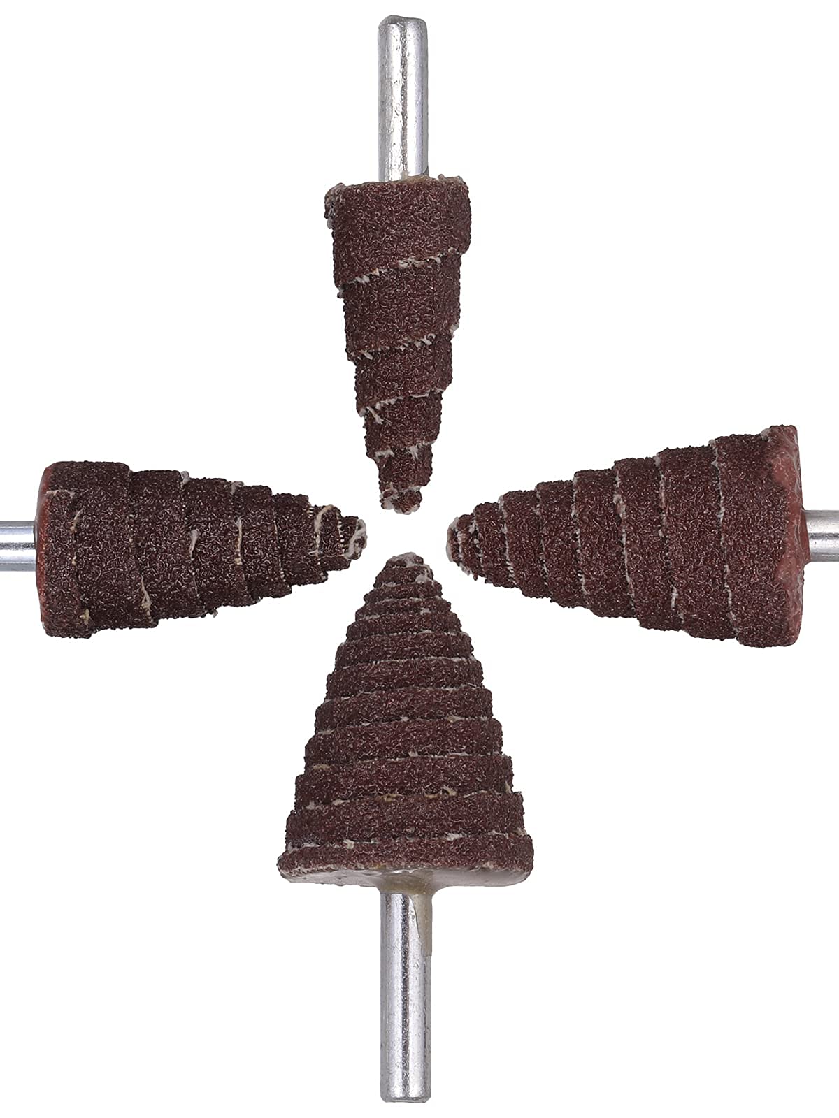 Rocaris 60 Pack 1/4" Abrasive Flap Wheels -8 Rocaris 60 Pack 1/4" Abrasive Flap Wheels -8