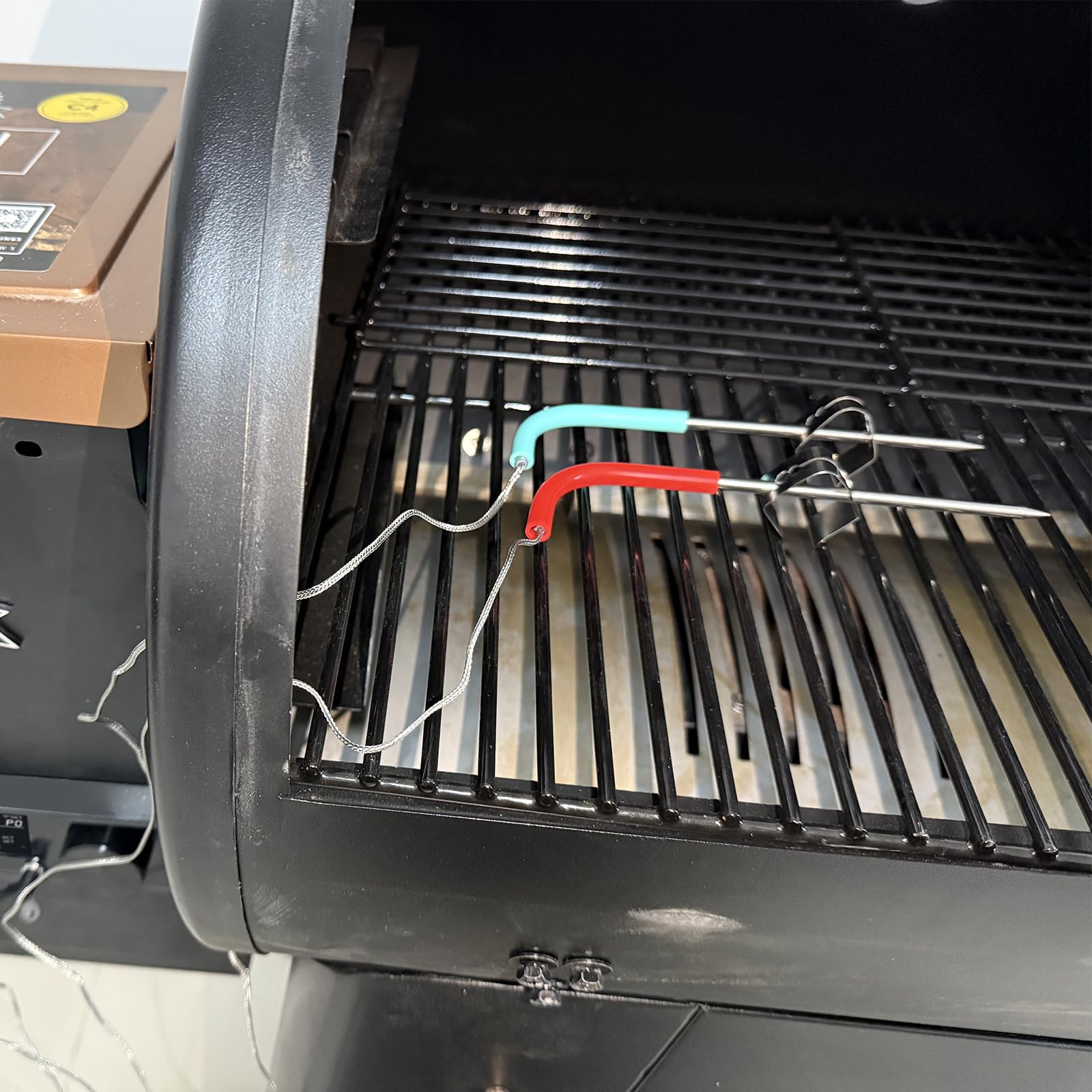 Fleischtemperatursonden-Ersatz, kompatibel mit Pit Boss Pelletgrills, 3,5 mm Stecker PT1000 wasserdichter Temperatursensor (537.8 °C Hitzebeständigkeit)
