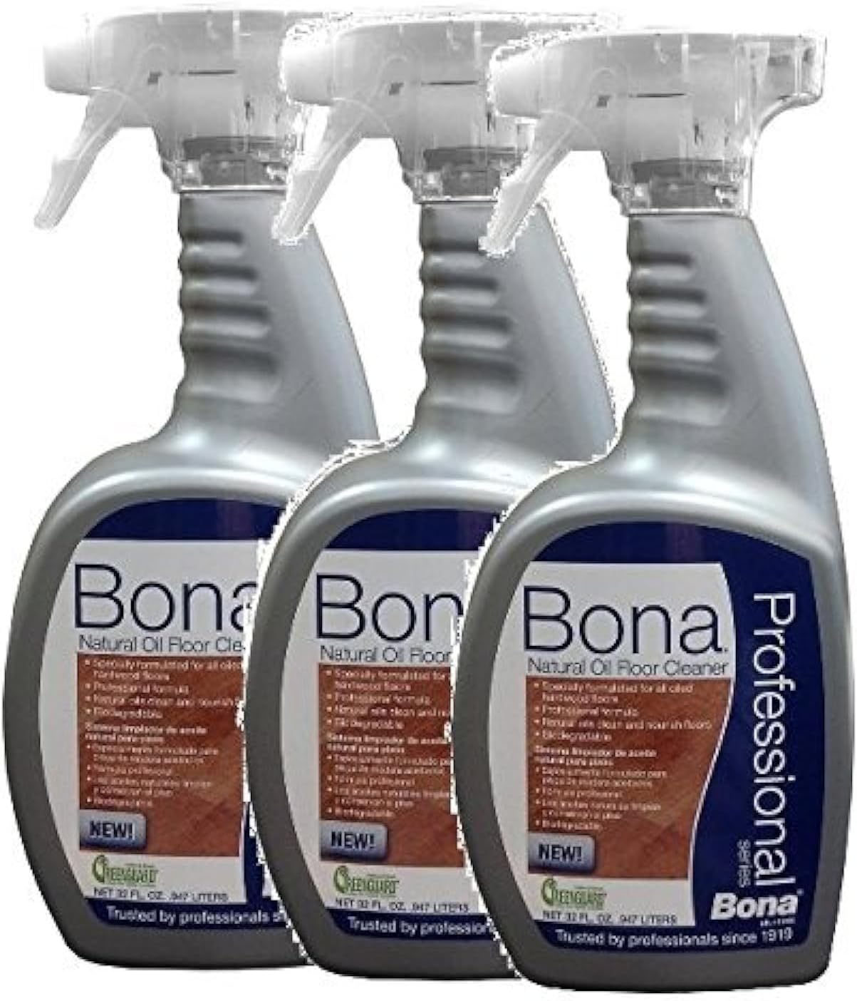 Bona Professional Natural Oil Floor Cleaner (3 Pack) 32oz