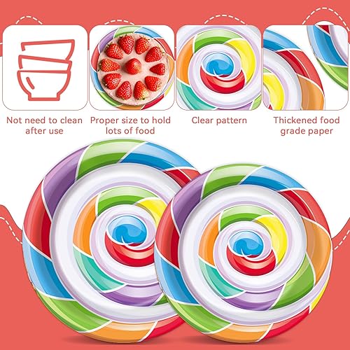 Vista 122 de ZOIIWA - Juego vajilla desechable 96 piezas de Little Boo para baby shower, suministros fiesta fantasmas para 24 invitados, platos, servilletas