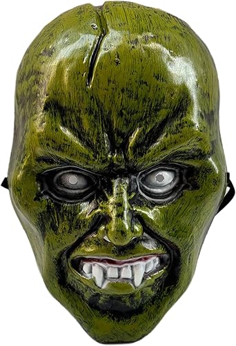 Unisex Vampire Ghost Mask With Realistic Fangs Scary Full Face Horror Mask For Halloween