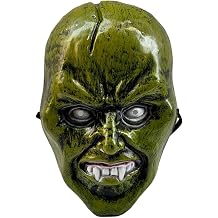 Unisex Vampire Ghost Mask With Realistic Fangs Scary Full Face Horror Mask For Halloween