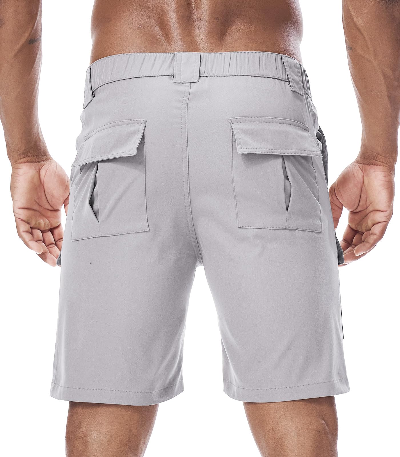 Suwangi Pantaloncini Uomo Cargo Corti Bermuda Chino Shorts Estivi Casual Pantaloncini Corti con 6 Tasche