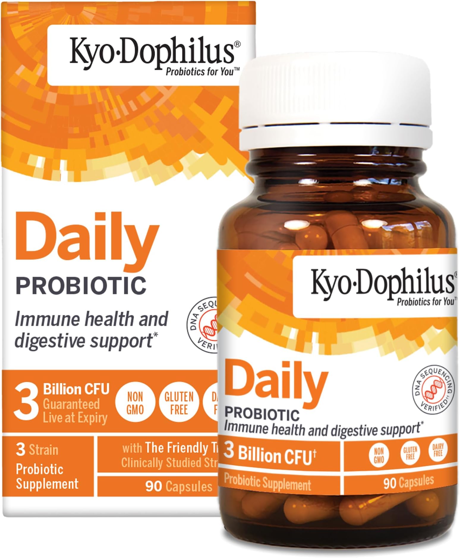 Kyolic Wakunaga Of America Company - Kyo-Dophilus, 350 Mg, 90 Capsules