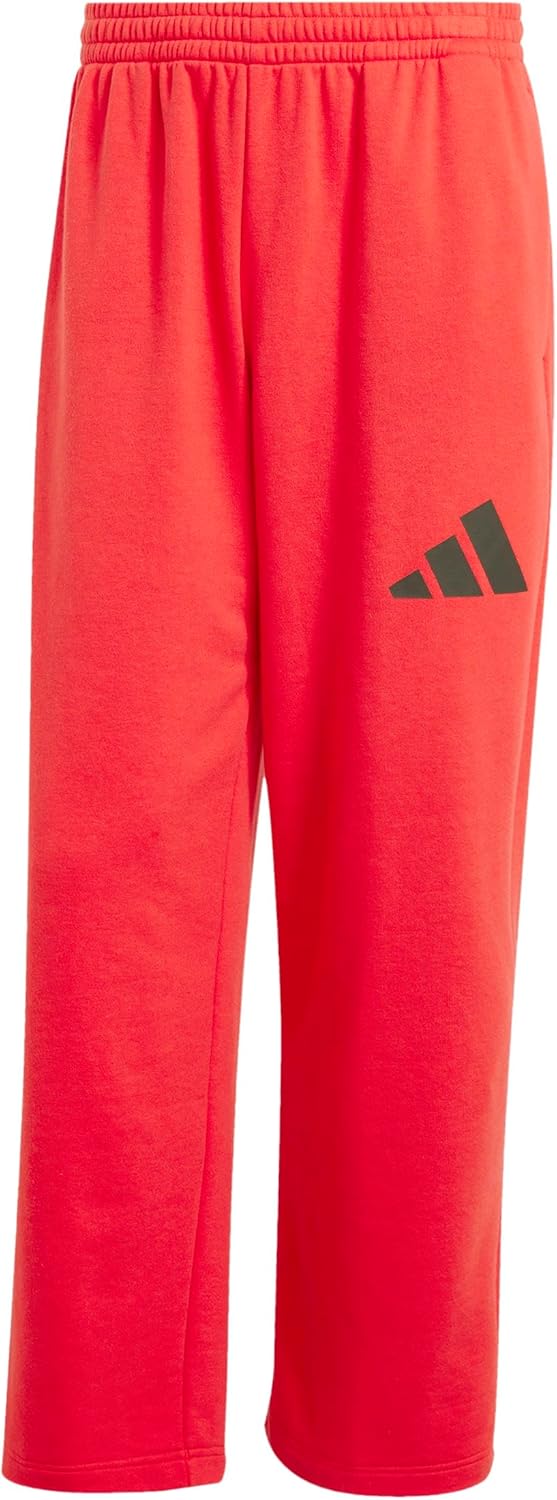adidas Mens Essentials 3-bar Wide Leg Pants