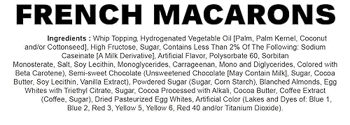Miniatura 5 de Andy Anand Chocolates - Caja de regalo de macarons franceses, 12 unidades, sabores surtidos, sin gluten