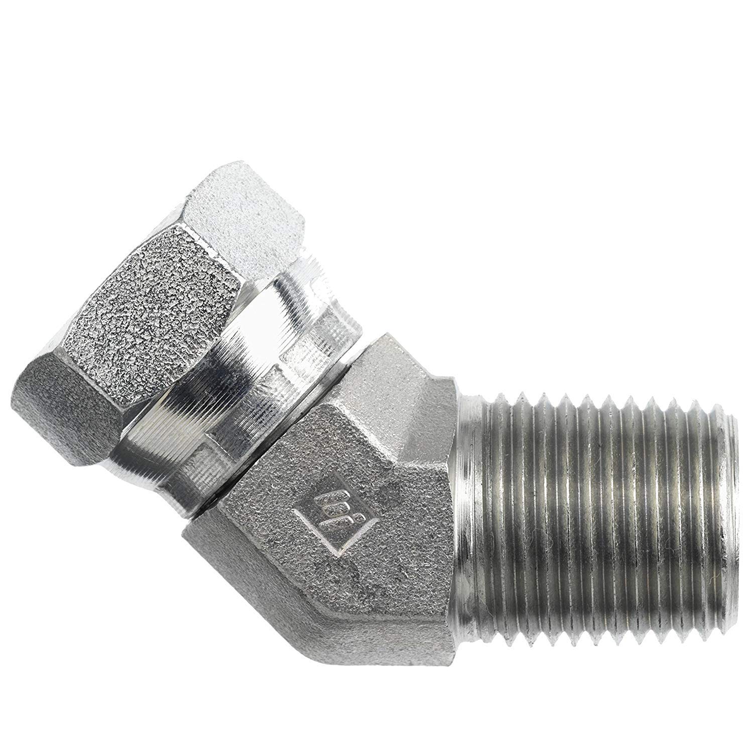 Gates 3/8" Male To 1/4" Female Swivel Hydraulic Fitting - Straight Adapter, Brand New