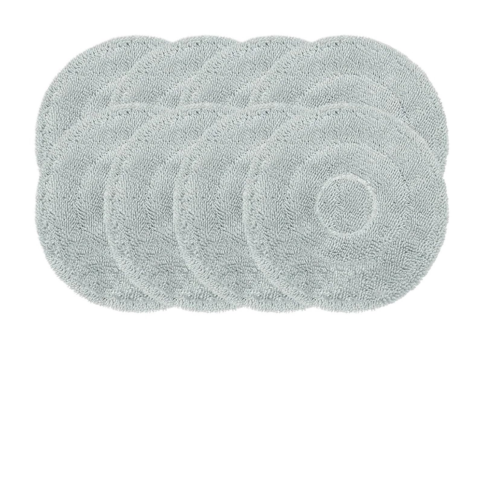 Kvcccss One Color 8 Pcs Mop Cloth，Compatible For Cecotec，M100