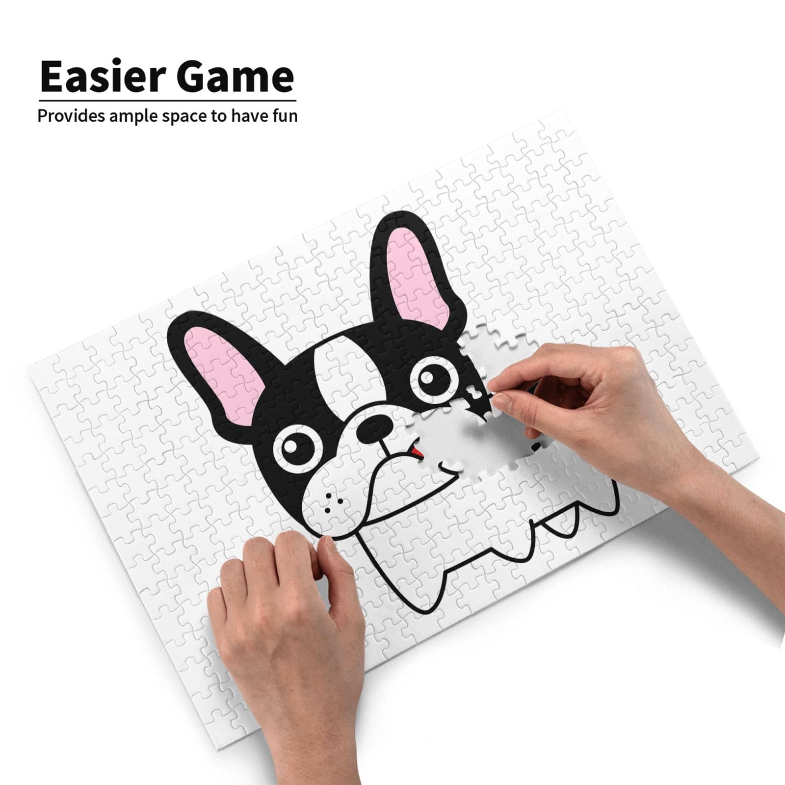 Amazon.co.jp: ジグソーパズル フレンチブルドッグ 犬柄 (1) 木製 300