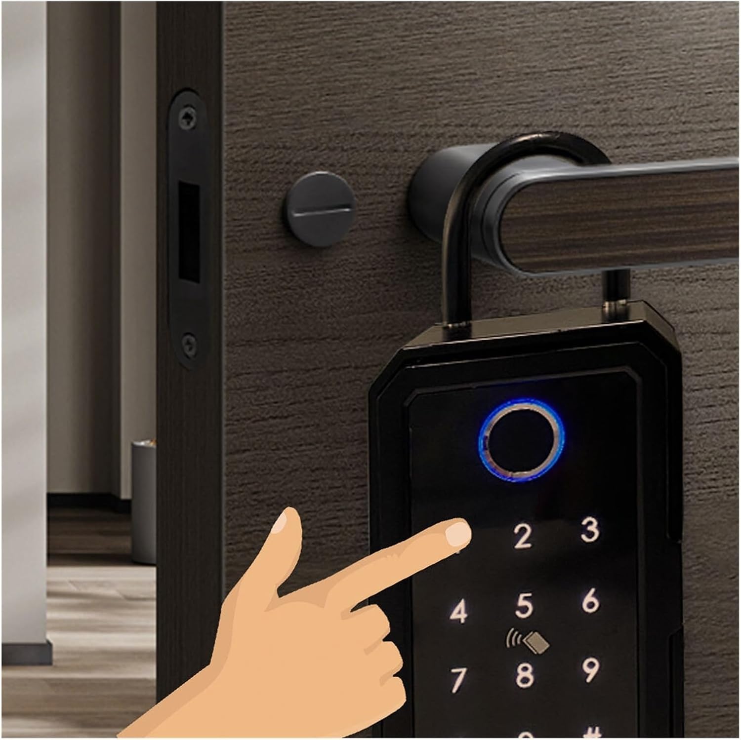 RPNB 金庫 家庭用 小型 電子金庫 保管庫 防犯 床・壁に固定可能 51L RPNB 金庫 家庭用 小型 電子金庫 保管庫 防犯 床・壁に固定可能 51L