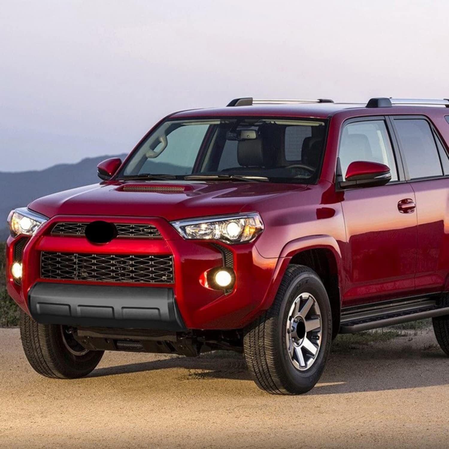 for Toyota 4Runner TRD Pro Off-Road 2014-2024 Matte Blackout Front Lower Valance Panel Bumper Molding Replacement 1PC Car Accessories (Not fit for the Limited, SR5, TRD Sport Version)