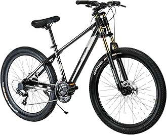 Super Dominator 27.5T MTB | 21 SPD Shimano Gearset | Dual Crown Suspension | 180mm Jak 7 Dual Disk Brakes | Unisex (Dark Edition)