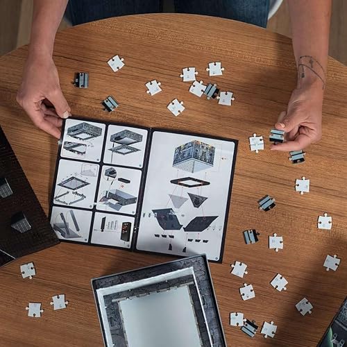 Miniatura 4 de Ravensburger Rompecabezas de noche de casa embrujada 3D para adultos: cada pieza es única, la tecnología Softclick significa que las piezas encajan