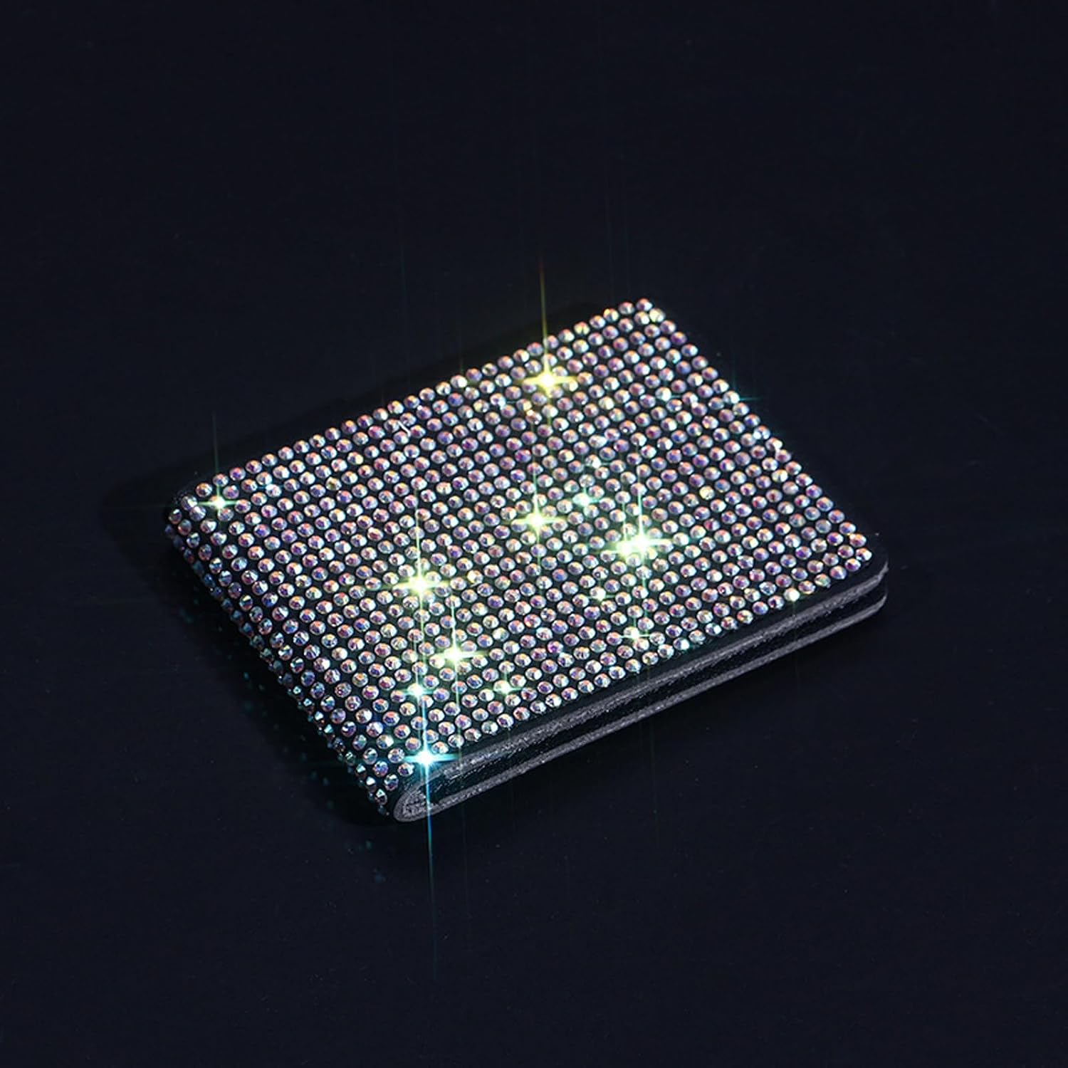 Bling Driver License Card Holder,Glitter Car Registration and Insurance Document PU Leather Card Holder