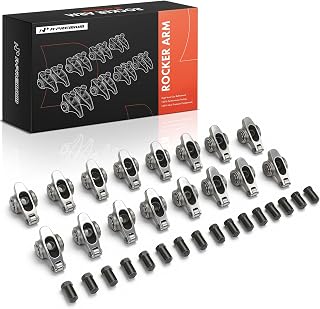 A-Premium Set of 16 Roller Rocker Arms Compatible with Chevy SBC 350