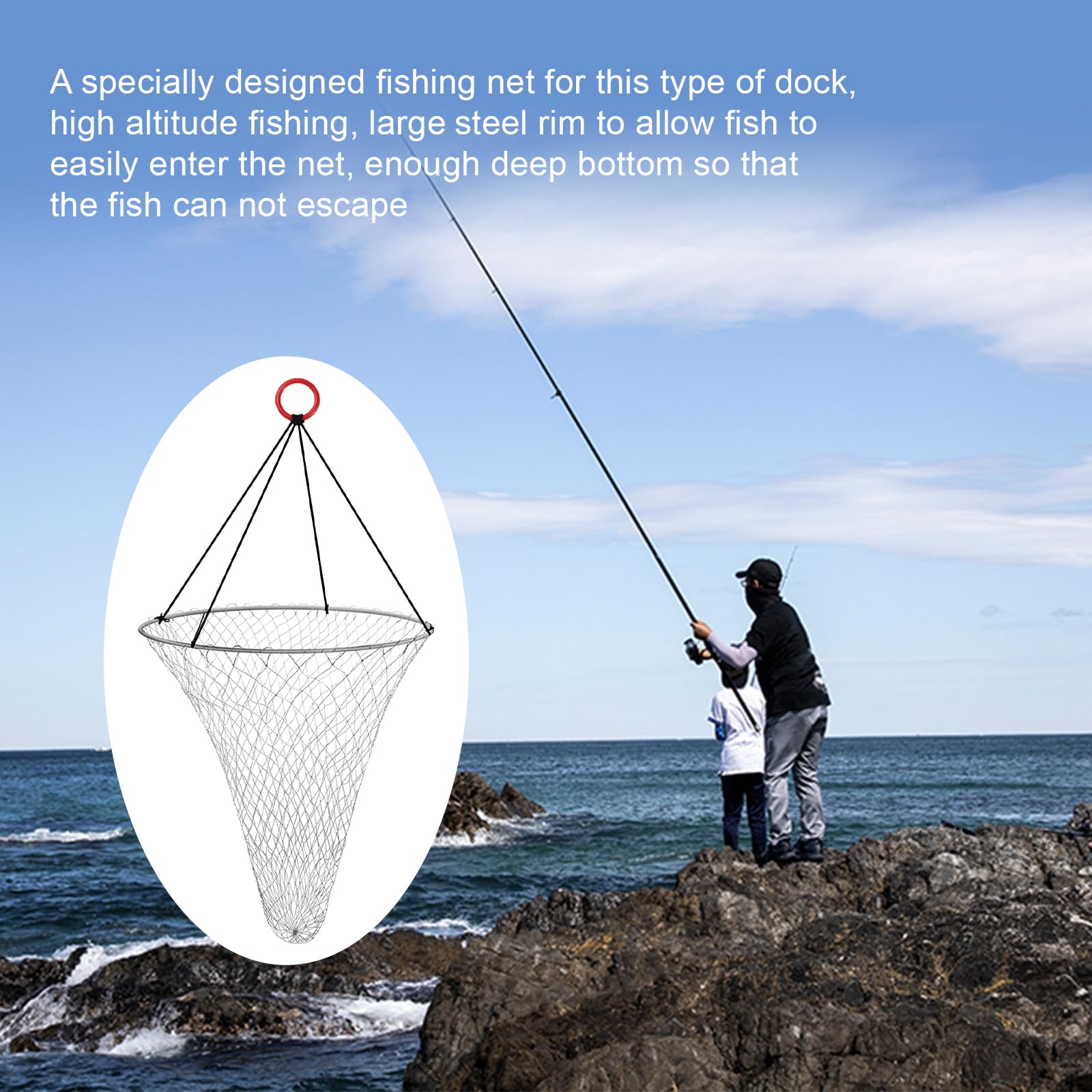 best pier fishing net for Bridge Drop Net for Pier Fishing Nylon Pier Net Portable Fishing Net Landing Net Kit with Poly Rope Carabiners (Green) : Buy Online at Price in KSA 6 Best Rigs for Trusted by experienced fishermen Water Type:Saltwater Headlock Musky