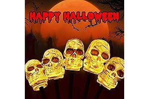 VATOS Halloween Solar Stakes Skeleton Lights