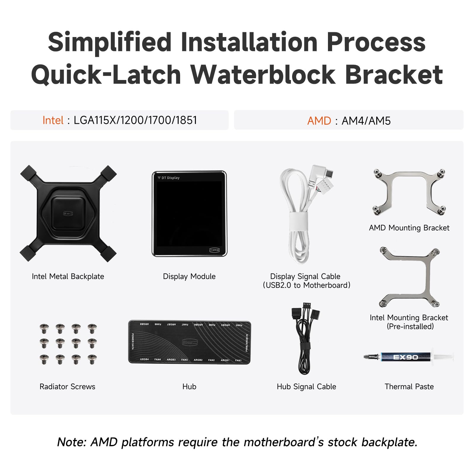 Amazon | PCCOOLER CPS DT360 ARGB ディスプレイ AIO CPU 水冷クーラー