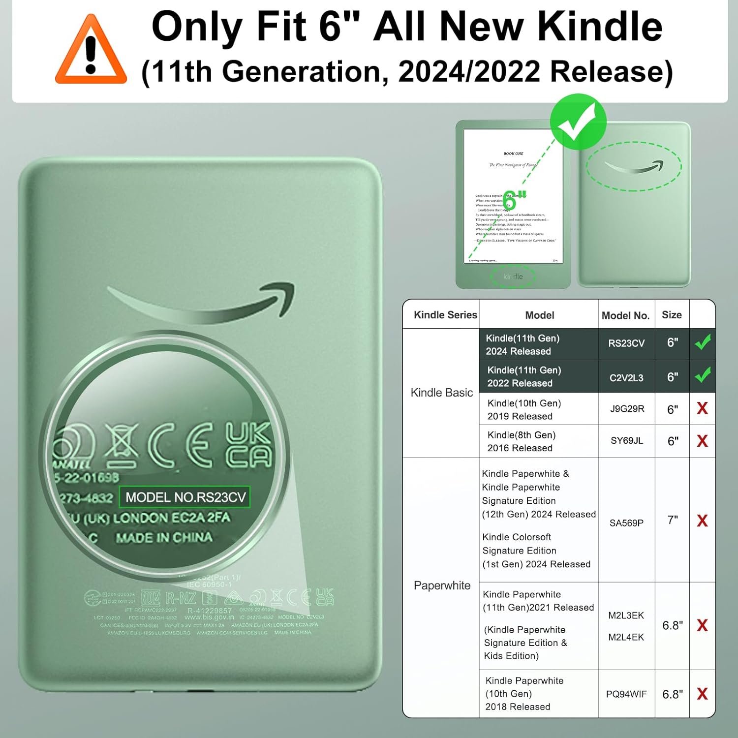 Best Kindle Case - MoKo Case Fits 6