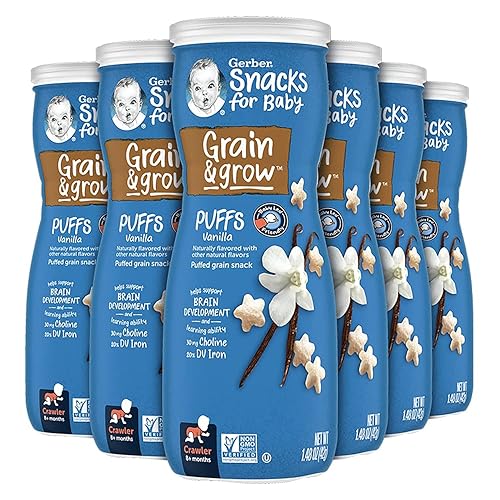 Gerber Bocadillos para bebés (vainilla)