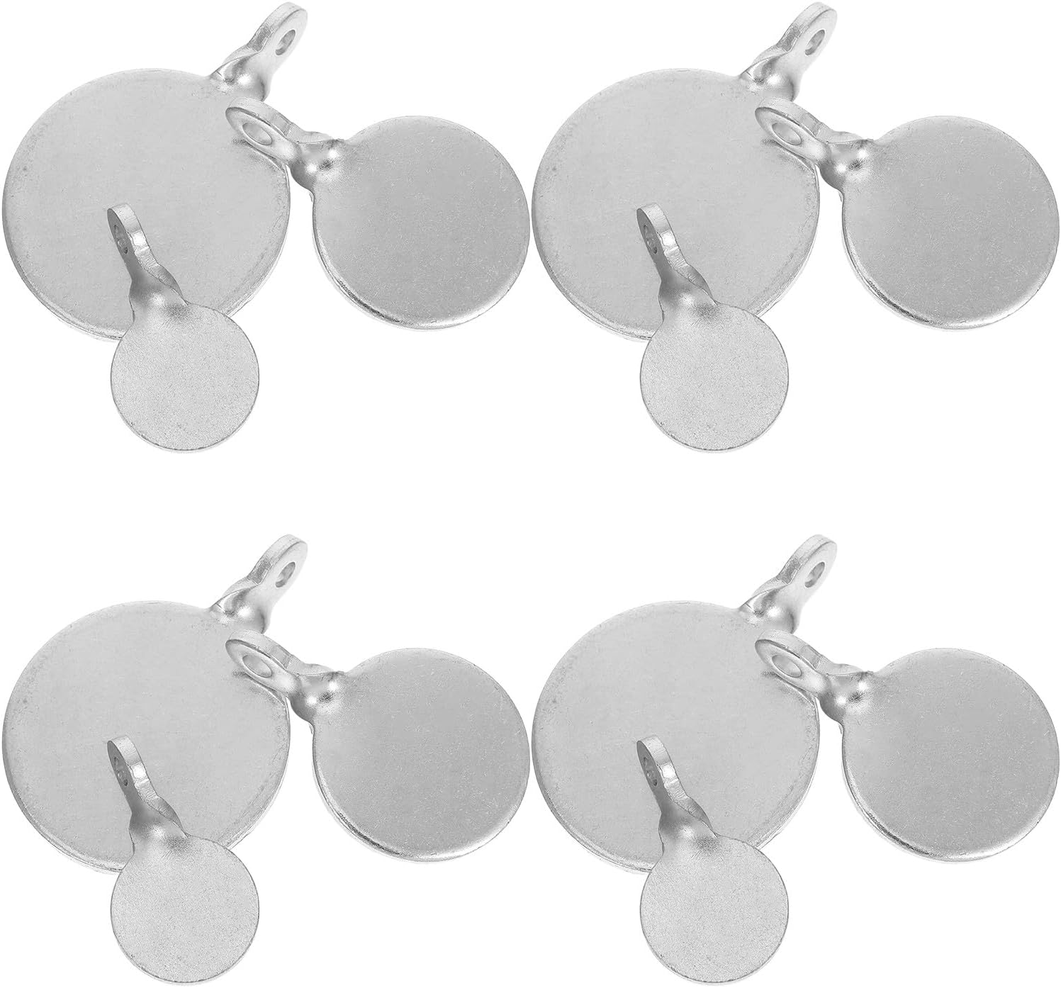 12pcs Stainless Steel Shooting Targets Set Precision Practice Training Tool with 2cm 3cm 4cm Small Targets for Archery and Shooting Exercise Weather-Resistant Portable for Outdoor