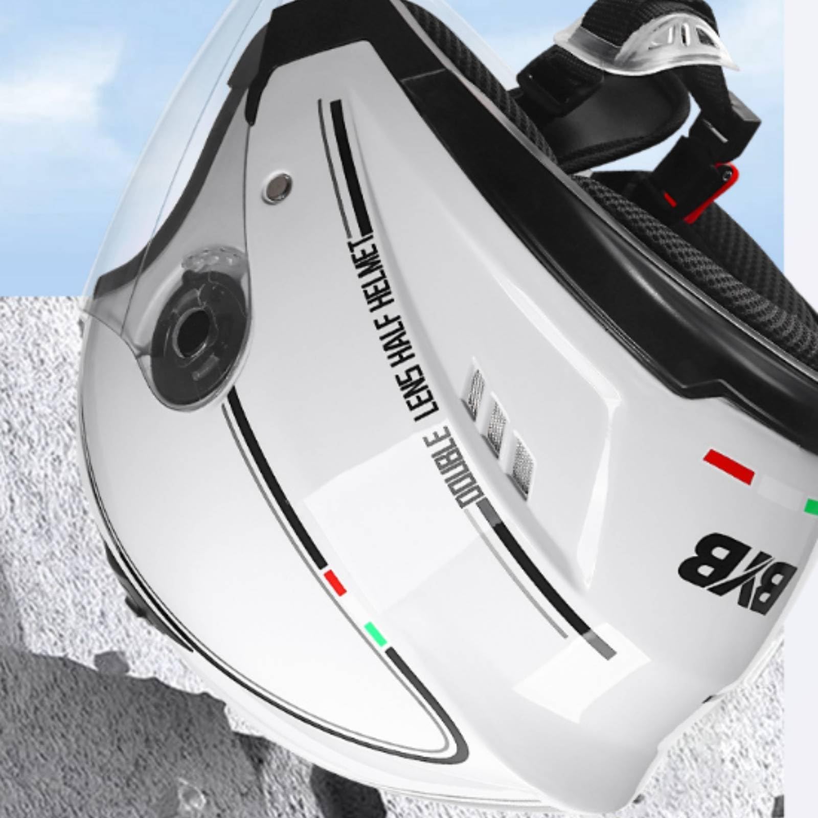 Casco con Visiera Parasole Leggero