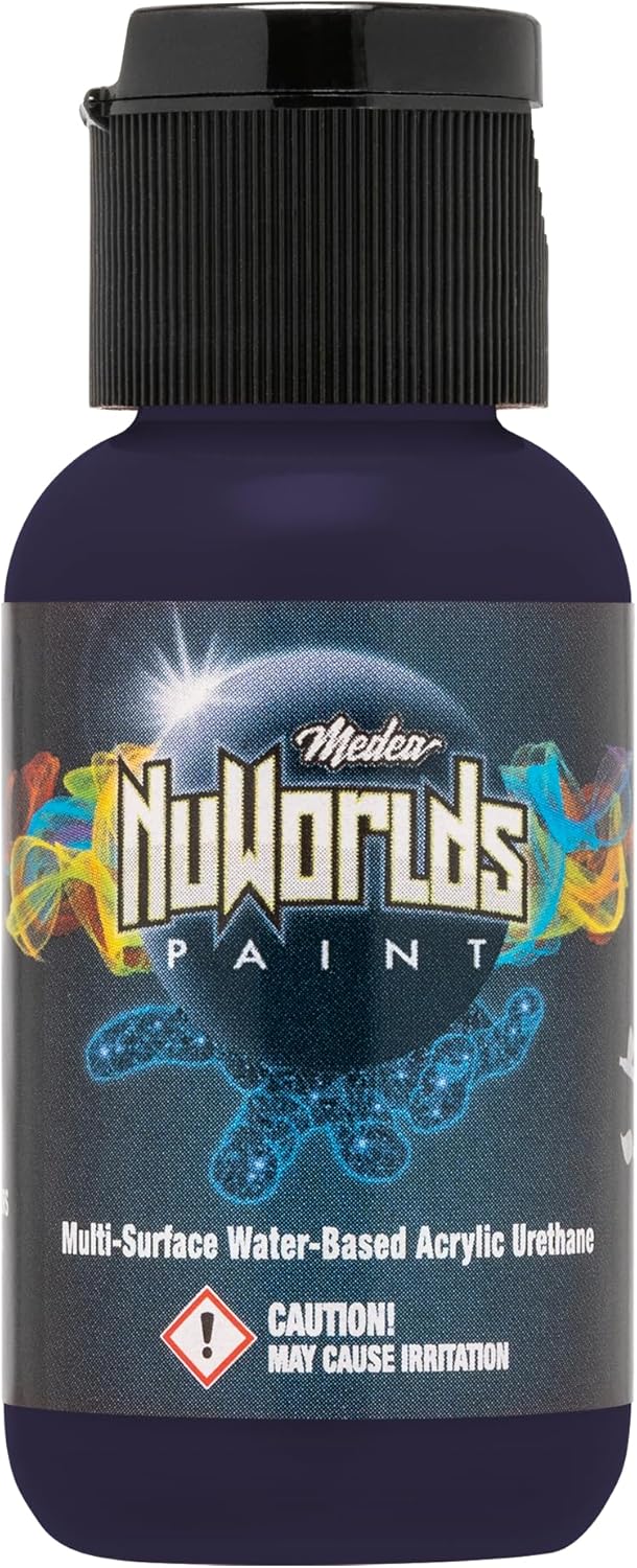 Medea NuWorlds Paint Warm Impenetrable Set - Miniature Paint Set – 4 Opaque Acrylic Colors – Brush & Airbrush Ready – High-Saturation, No-Primer Paints for Miniatures, Models & Tabletop Gaming Armies