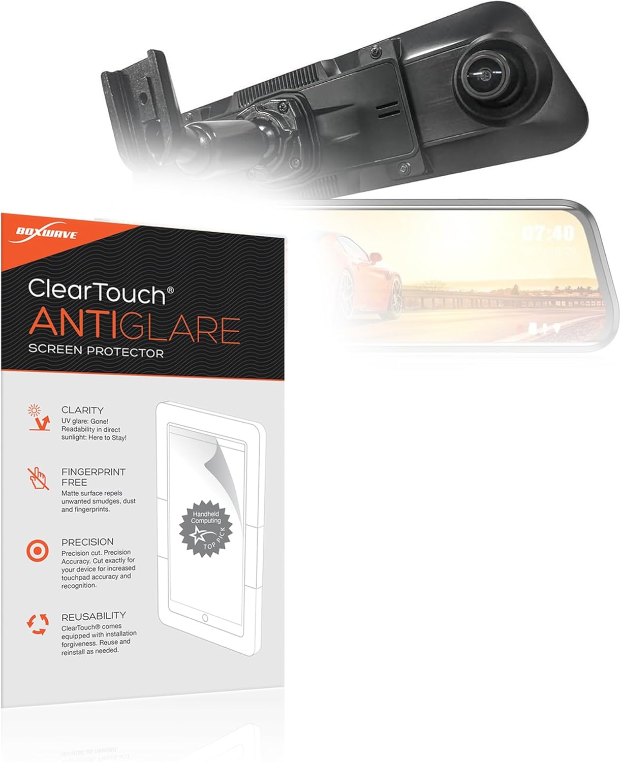 BoxWave Screen Protector Compatible With WOLFBOX G840H - ClearTouch Anti-Glare (2-Pack), Anti-Fingerprint Matte Film Skin