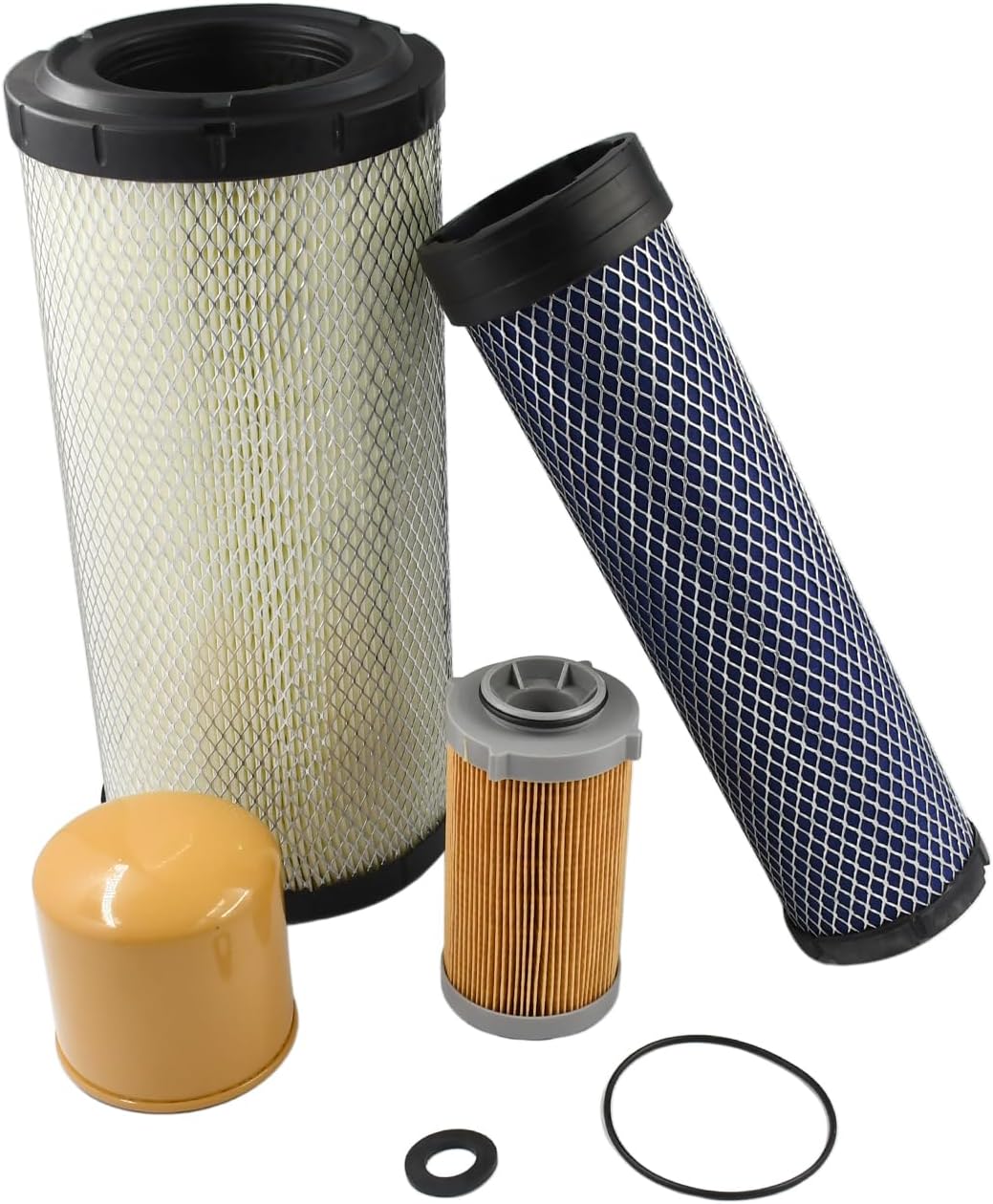 3776969 Air Filter Kit AT171854 AT171853 3635819 Compatible with Caterpillar CAT Skid Steer Loader 242D 246D 262D 279D 236D 289D