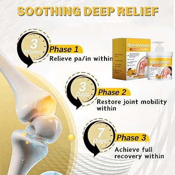Bee Venom Joint Repair Cream, Advanced Joint and Bone Cream, 100g