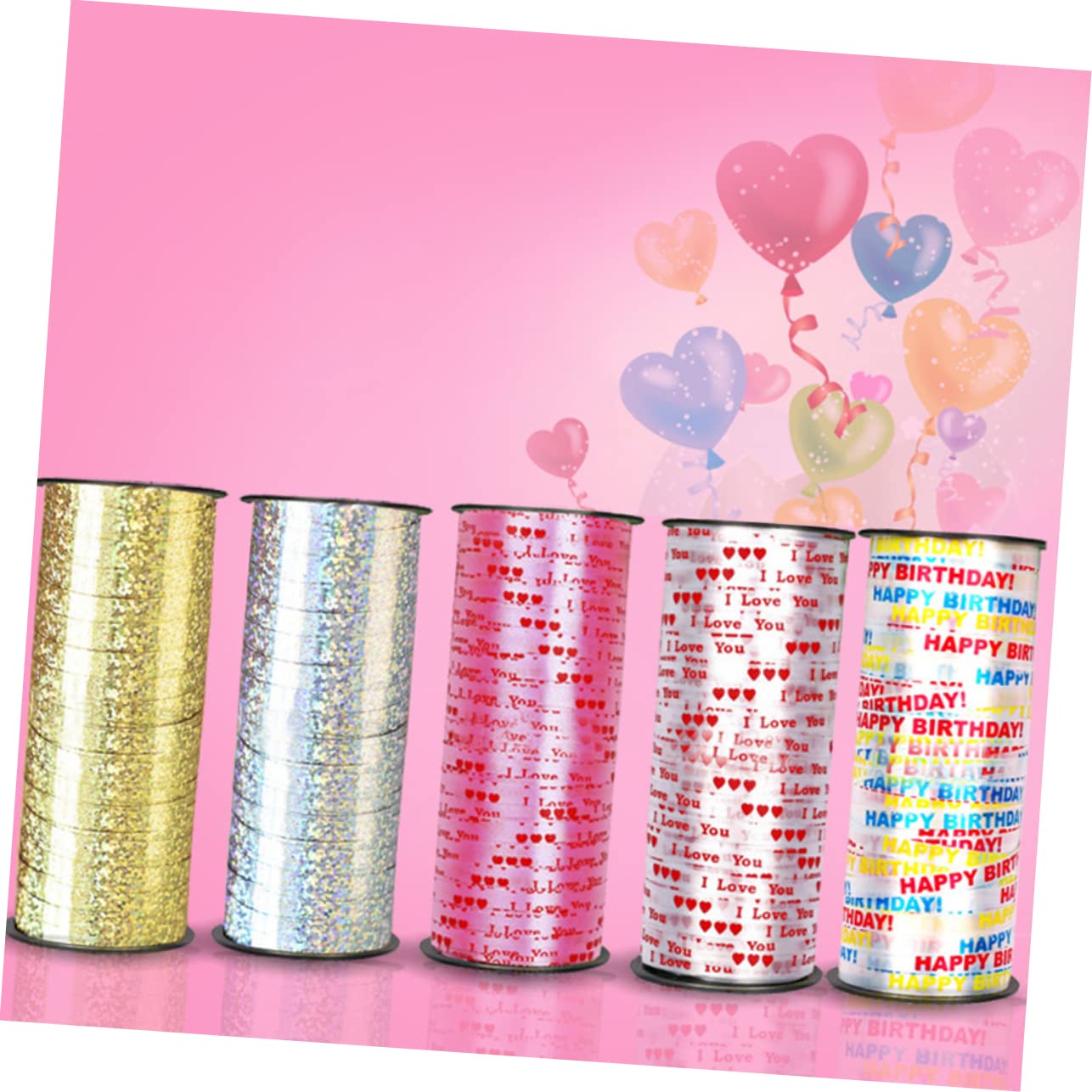 Curling BALOON NASTRO Corda Palloncini Ribon Elio Peso Festa Di