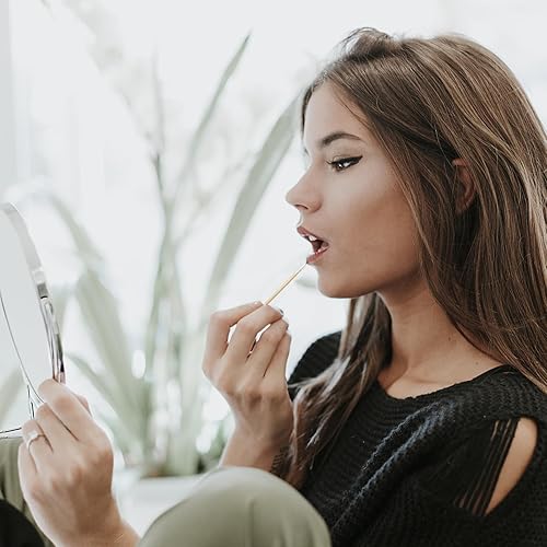 Miniatura 6 de Eyxformula 600 hisopos de algodón Microblading, hisopos de algodón puntiagudos de 4 pulgadas, puntas de precisión aplicador de palos de madera para