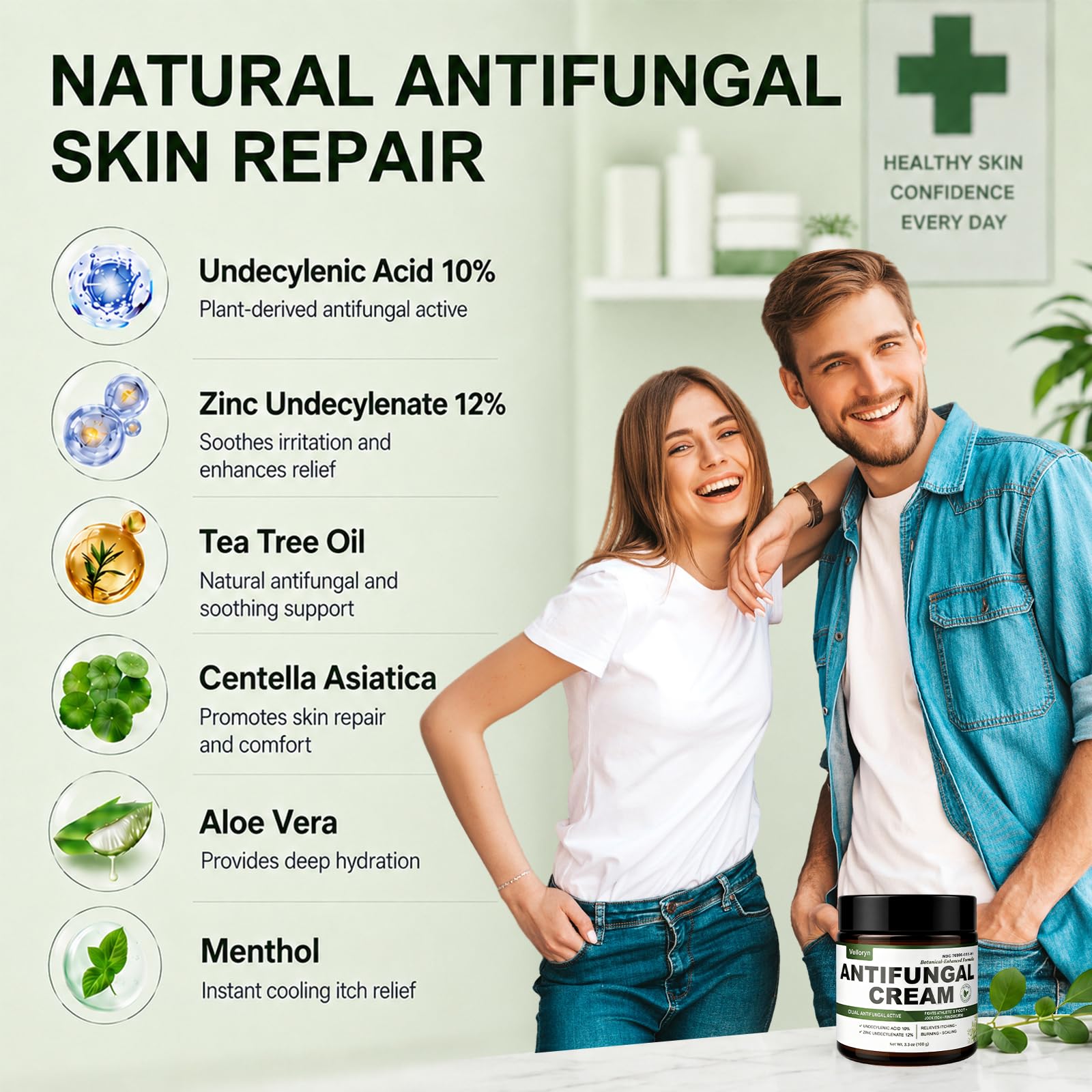 Antifungal Cream, Athlete's Foot, Jock Itch & Ringworm - 3.3oz — Amazon image 4