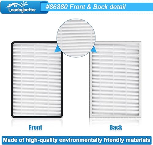 Miniatura 4 de Leadaybetter Paquete de 8 filtros HEPA de repuesto para aspiradora Sears Kenmore EF-2, repuesto de pieza #86880..