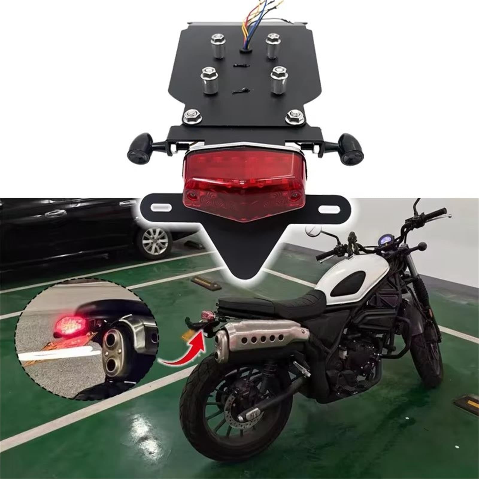 Soporte Matrícula Para CL250