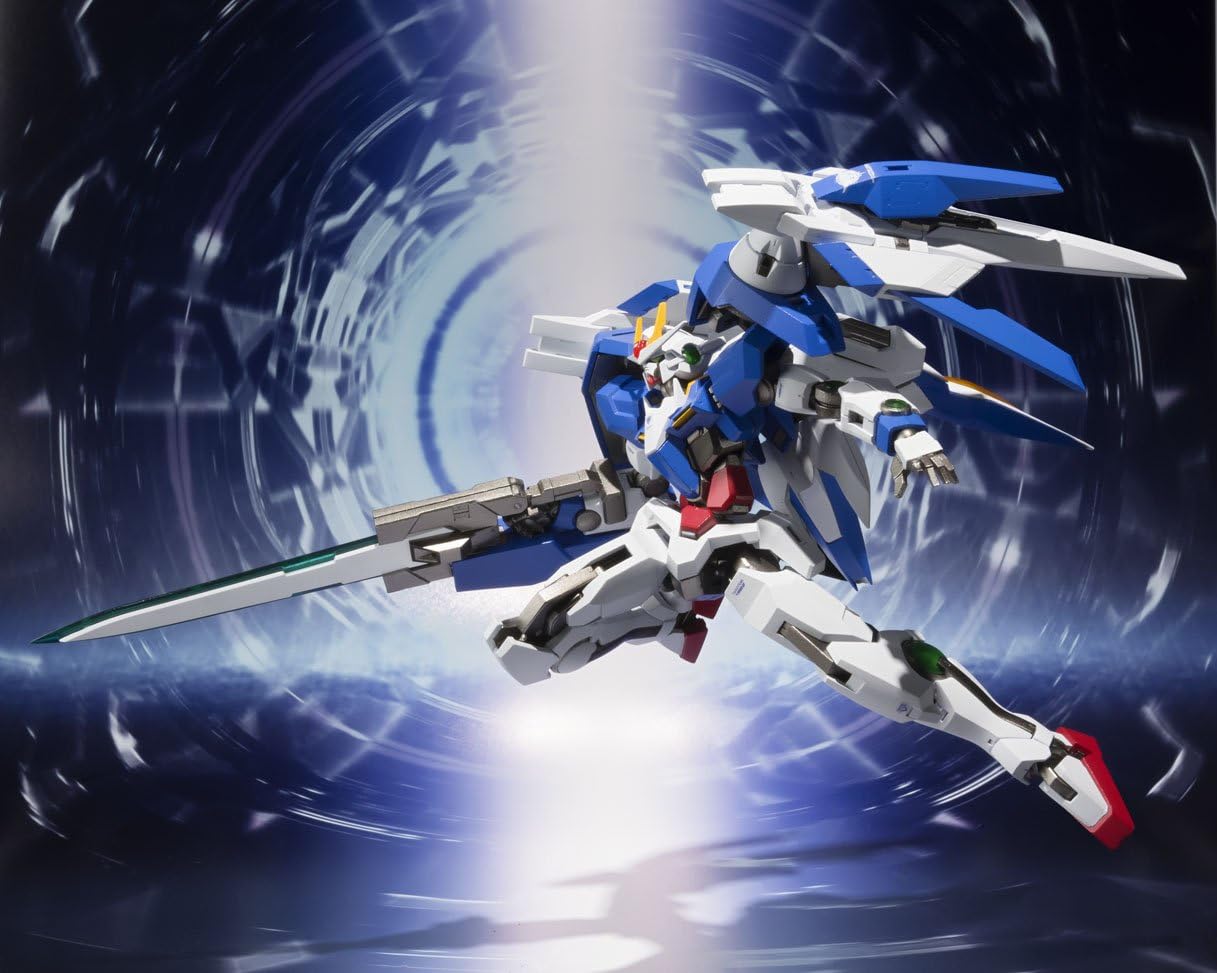 TAMASHII NATIONS Bandai Metal Robot Spirits Raiser + Gn Sword III Gundam 00" Action Figure