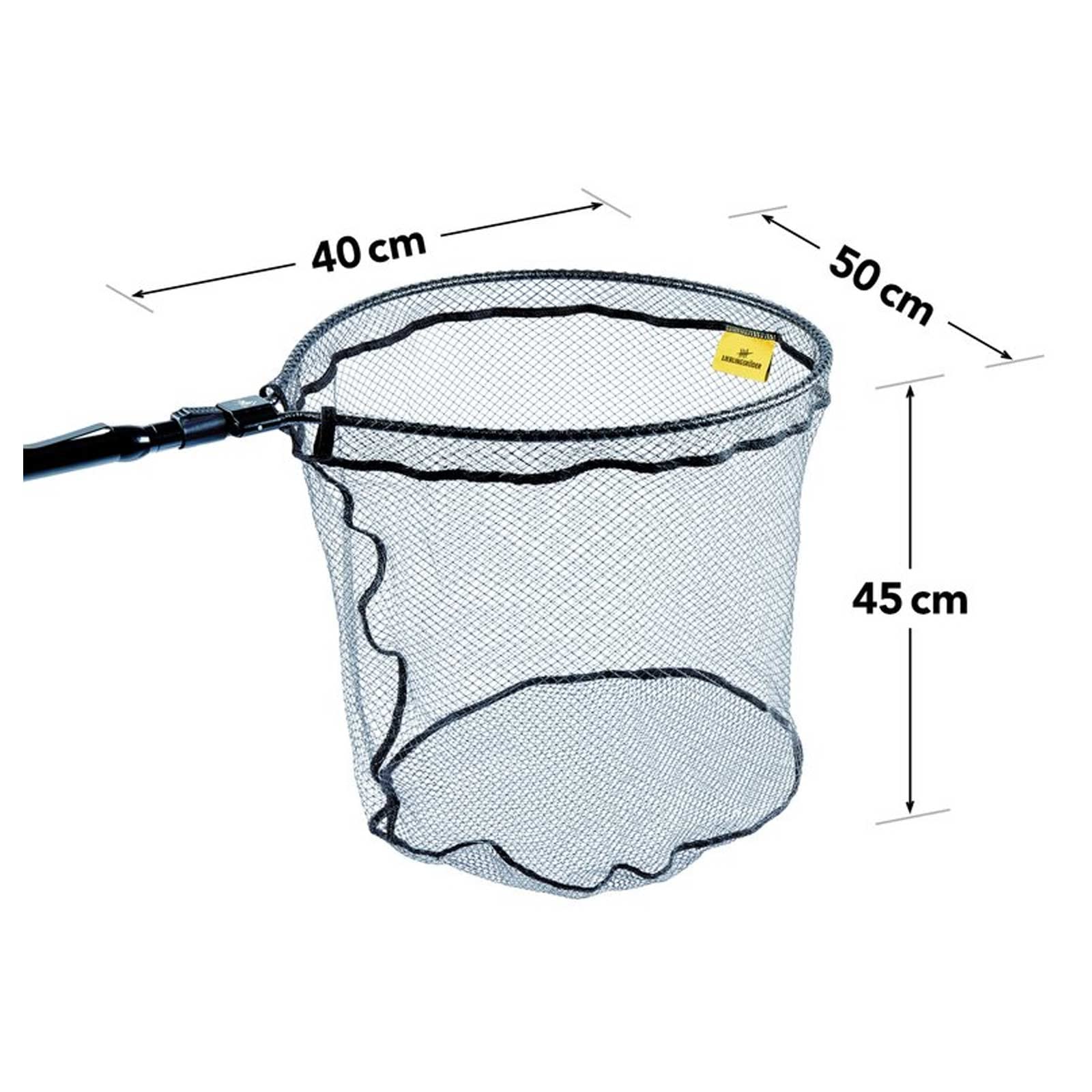 Lieblingsköder Barsch-Kescher Ultraboost 50x40cm - Unterfangkescher zum Spinnfischen, Raubfischkescher, Angelkescher