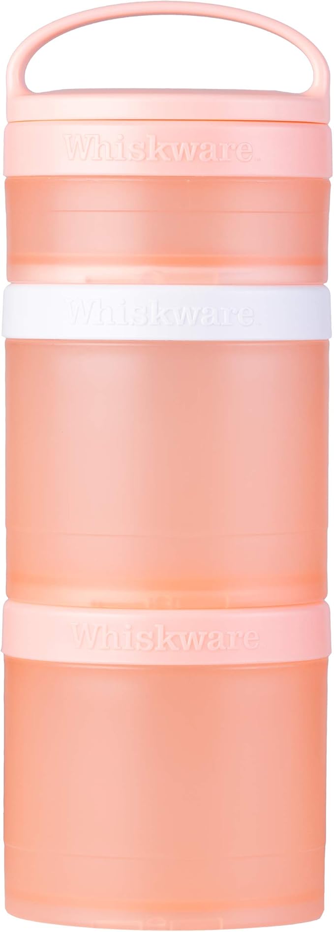 Whiskware Stackable Snack Containers for Kids and Toddlers