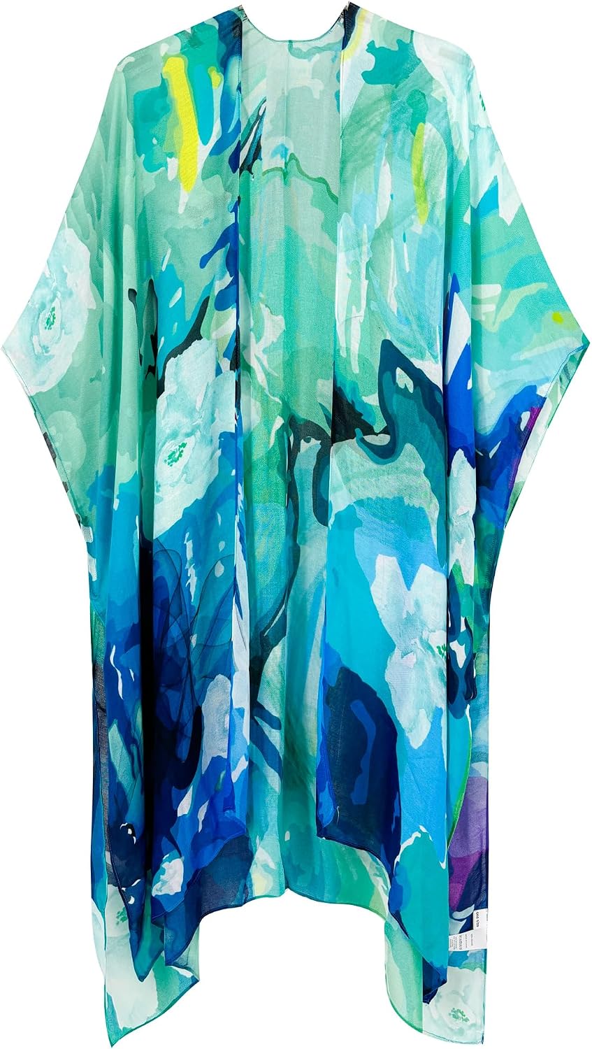 Breezy Lane Beach Cover Up for Women Kimono Swimsuit Coverups Cardigan image 2