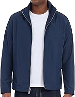 Michael Kors Men's Reinforced Polyester Windbreaker Jacket - Lightweight, Wind & Water Resistant for Layering