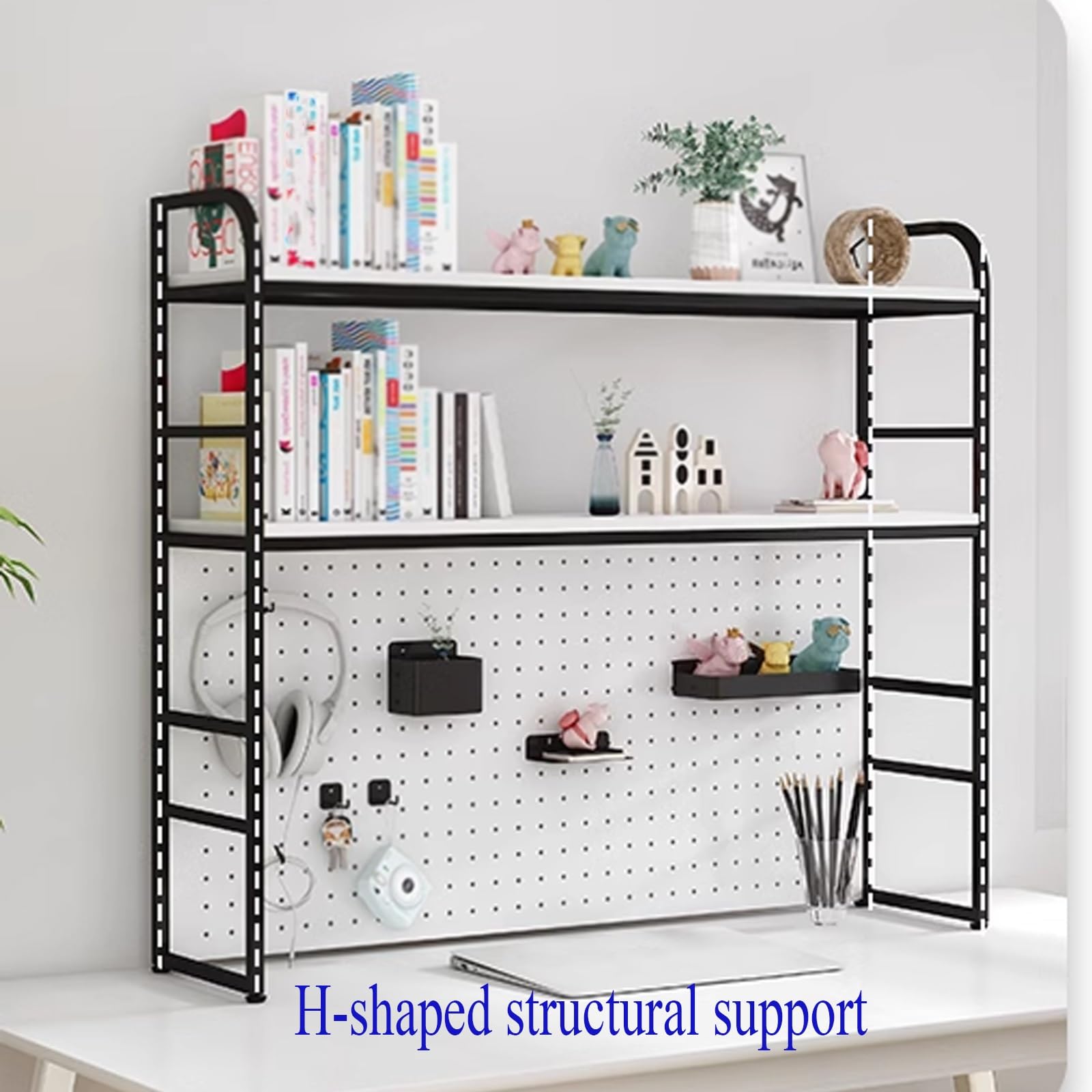Schreibtisch-Bücherregal Aus Massivholz – 94 Cm Breit, 73,7 Cm Hoch, Mit Runder Kante, In Nussbaum