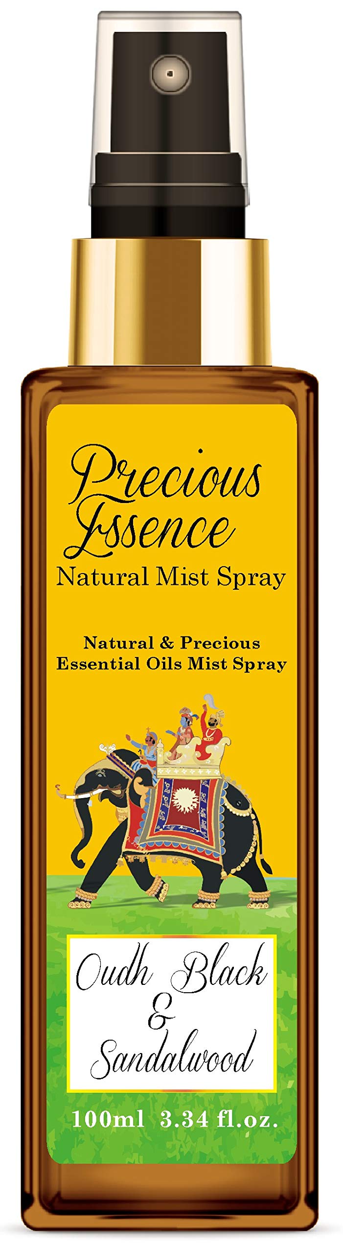 Parag Fragrances Oudh Black & Sandalwood Essential Oil Mist Spray 100ml (Precious Essence Mist Spray By Parag Fragrances)-image-11