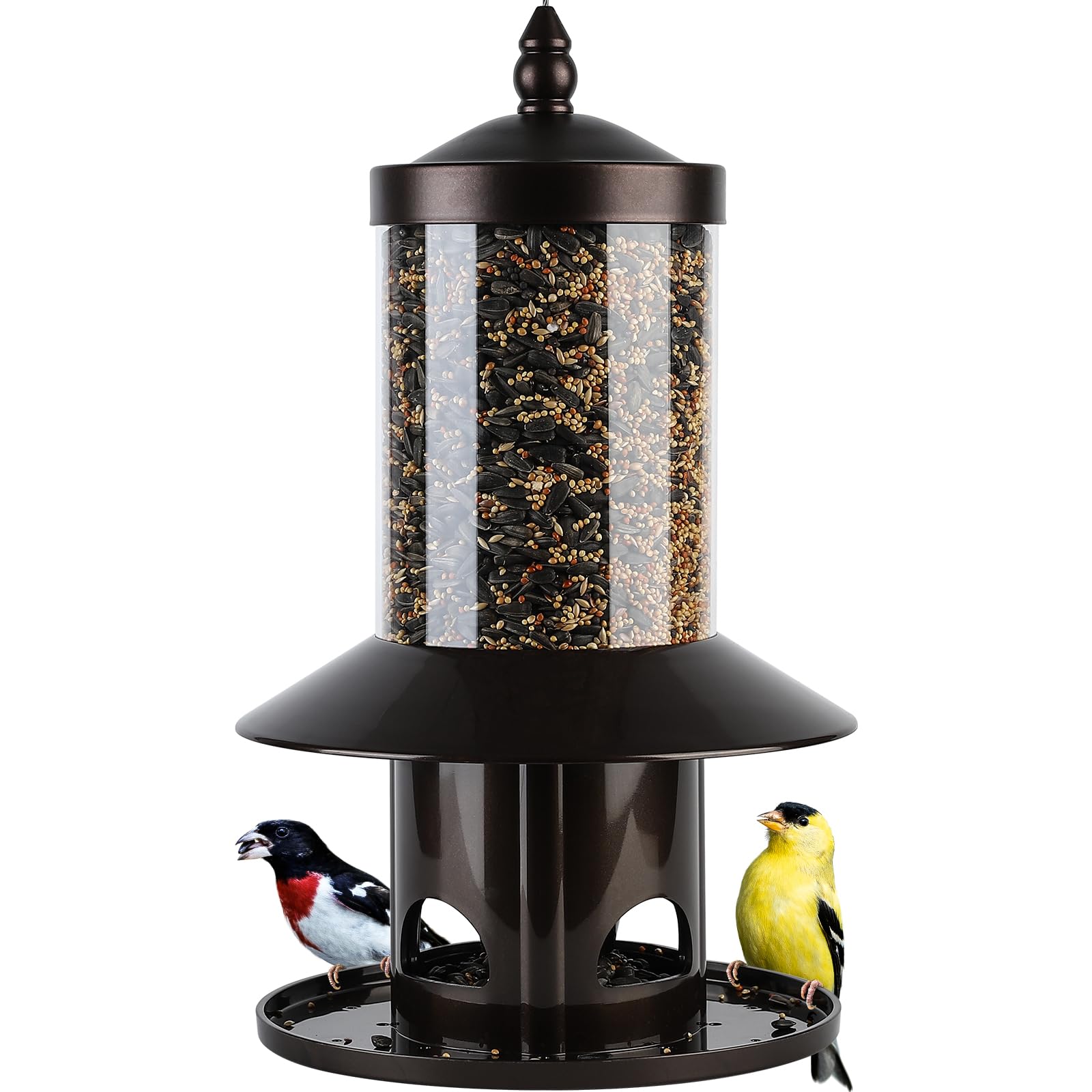Photo 1 of Squirrel-Proof Bird Feeder for Outdoor Hanging Wild Bird Seeds.