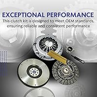 Vista 2 de EXEDY Kit de embrague con volante fundido EFT, compatible con Subaru Impreza Baja WRX EJ255 2006-2014, ajuste ideal para adaptarse al rendimiento