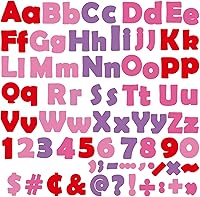 Vista 12 de 260 piezas de letras en blanco y negro para tablón de anuncios de aula, paquete combinado de letras de 4 pulgadas, juego de puntos y rayas