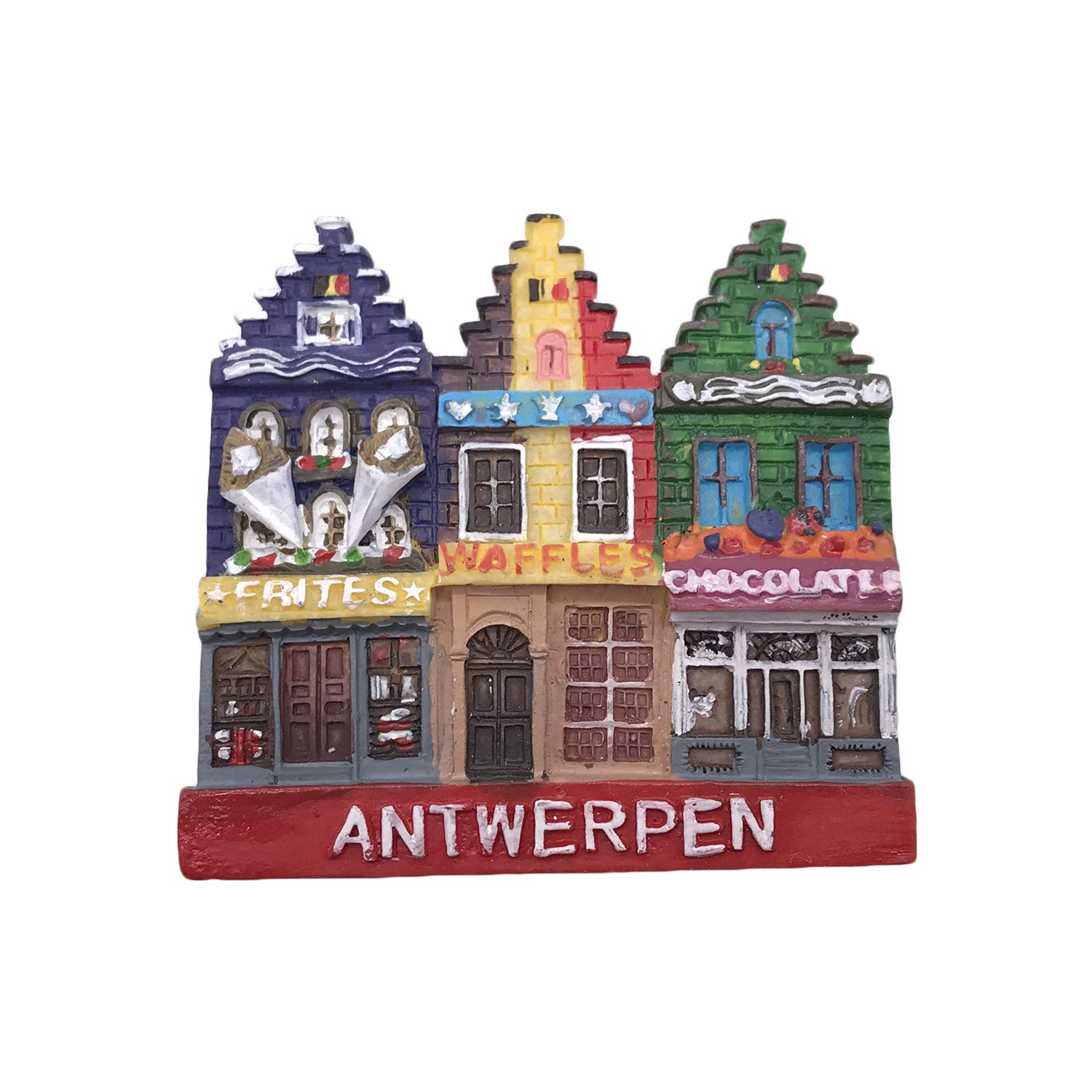Wedare Magnete 3D Bruges Belgio – Souvenir Da Frigorifero In Resina, 6x7 Cm - 2