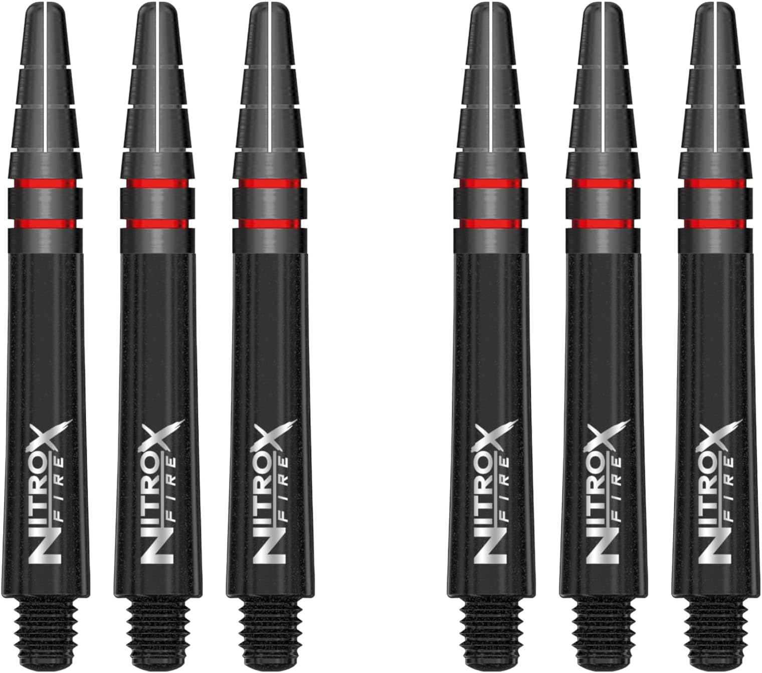 Nitro Xfire Dart Stems (Shafts) - 2 Sets per Pack (6 Stems in Total)